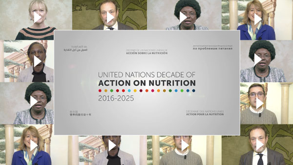Launch of the Decade of Action on Nutrition