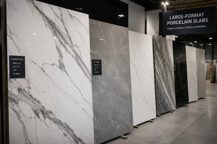 Large-Format Porcelain Slabs: A Guide to Modern Minimalism